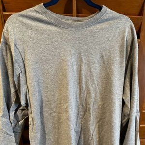Duluth Trading, men's long-sleeved gray shirt, size medium